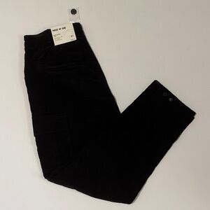 Black Men's Cargo Pants - Slim Utility Style